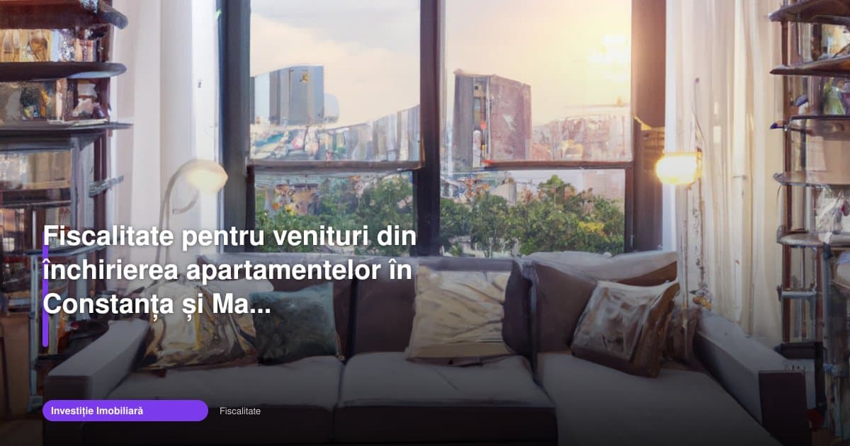 Fiscalitate închiriere apartament Constanța: ghid 2026